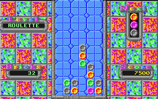Klatrix atari screenshot